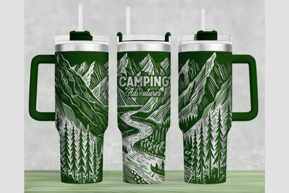 Adventures 40oz Laser Tumbler Wrap SVG