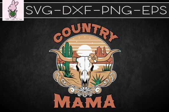 Country Mama Western Mom Retro Mom SVG