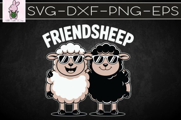 Friend-sheep Funny Sheep Puns SVG
