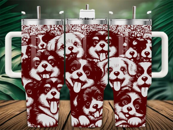 Funny Puppy Dogs Tumbler Wrap