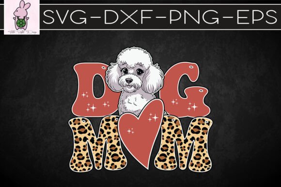Mom Dog Retro Cute Dog Vintage SVG
