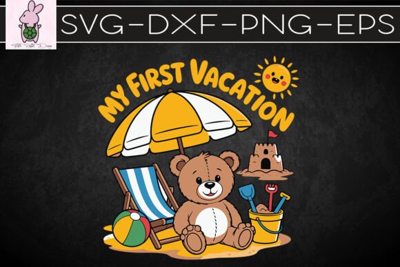 My First Vacation Beach Days Holiday SVG