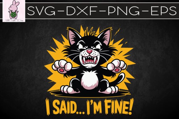 Sassy Cat Vibes SVG
