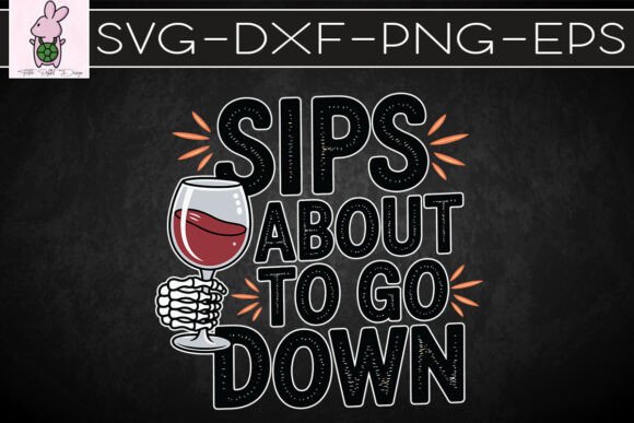 Skeleton Wine SVG