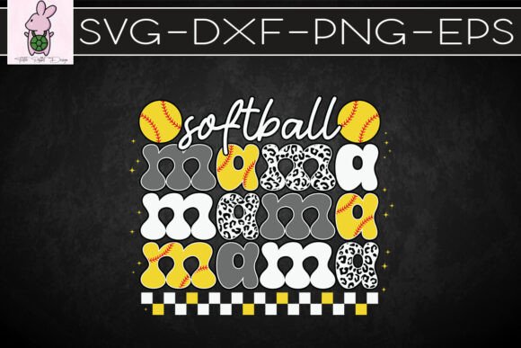 Softball Mama Love Sport Mom SVG