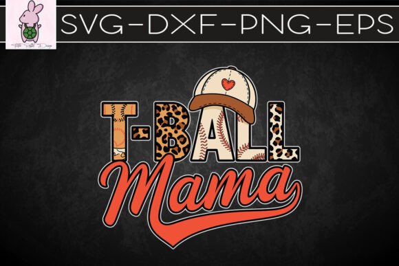 T-ball Mama Sport Mom Love Vibes SVG