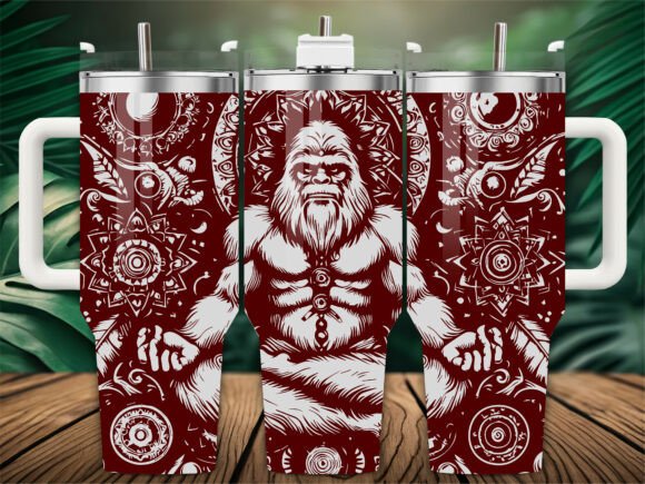 Yoga Bigfoot Tumbler Wrap